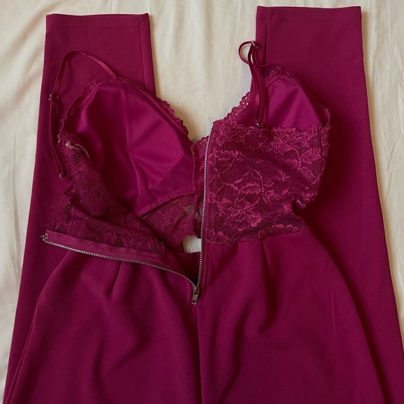 J for justify Hot pink jumpsuit - Picture 4 of 8